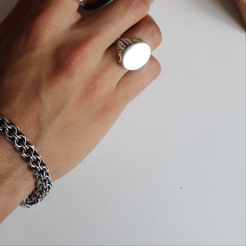 Anillo Espejo Liso