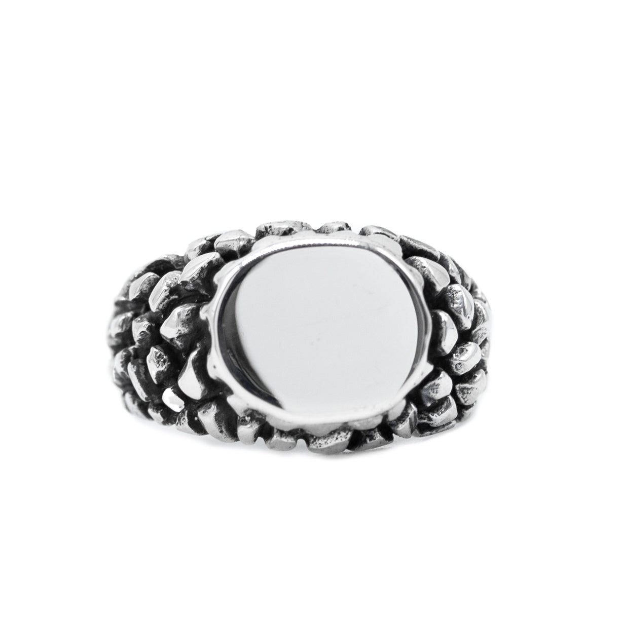 Anillo Escamas Liso