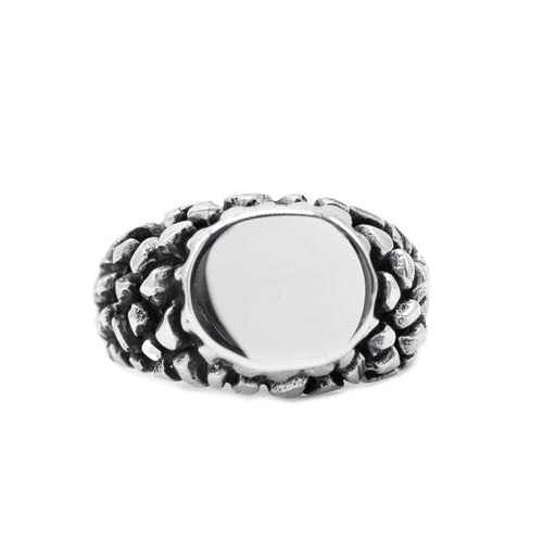 Anillo Escamas Liso