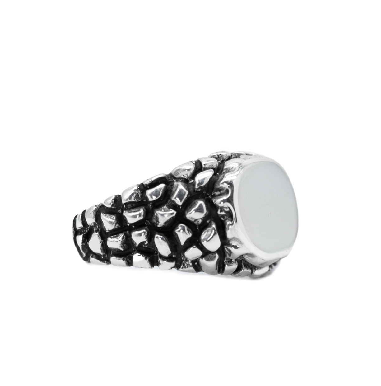 Anillo Escamas Liso