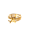Anillo Púas con baño de oro