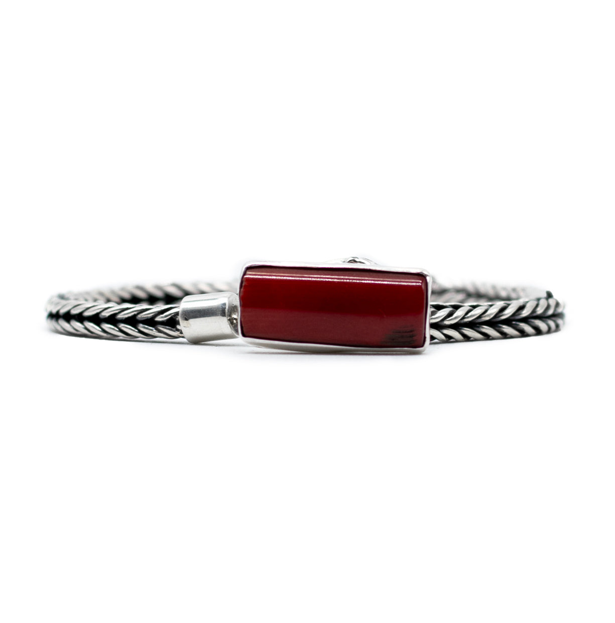 Pulsera con Coral rojo