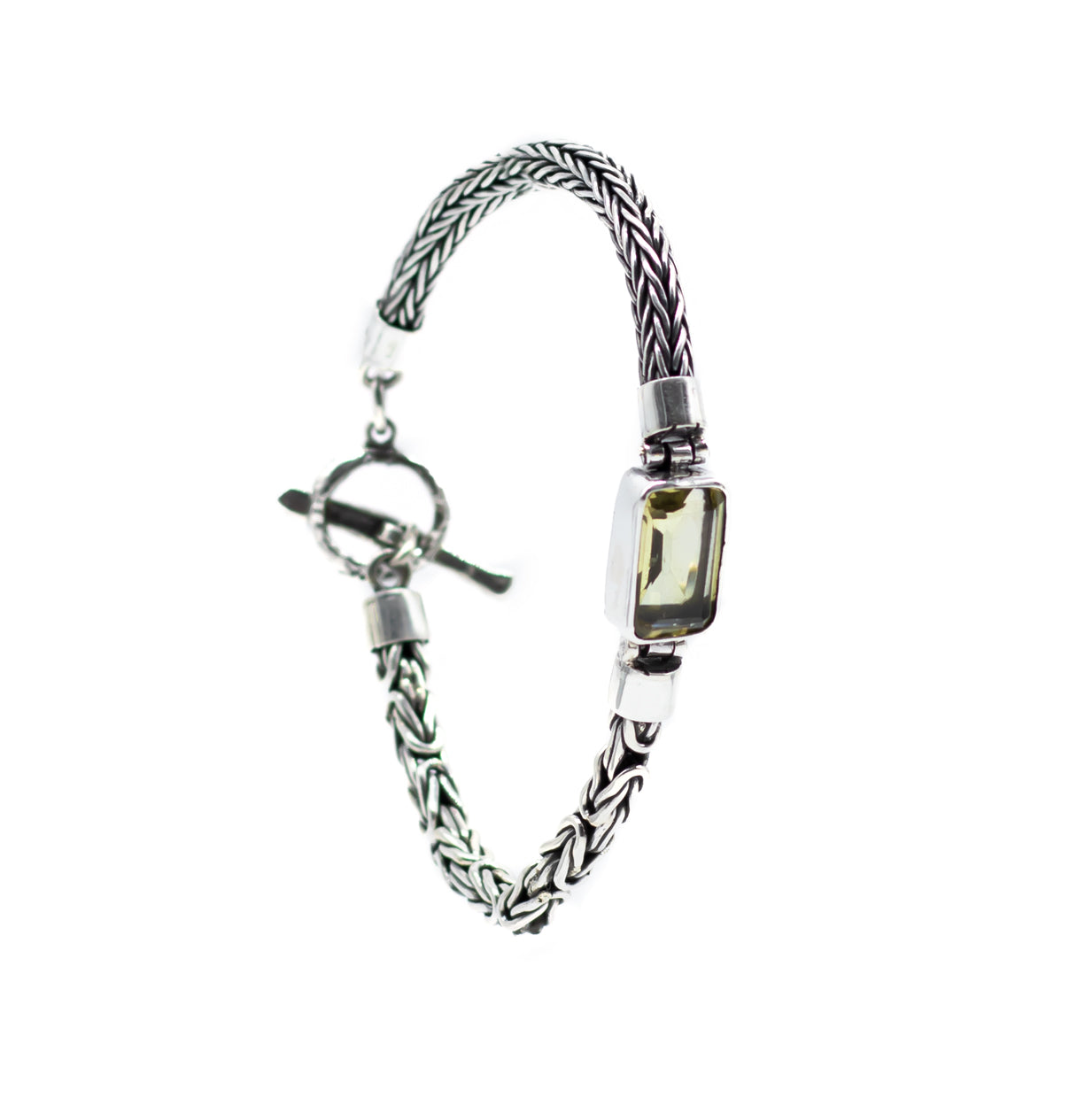 Pulsera con Cuarzo ahumado