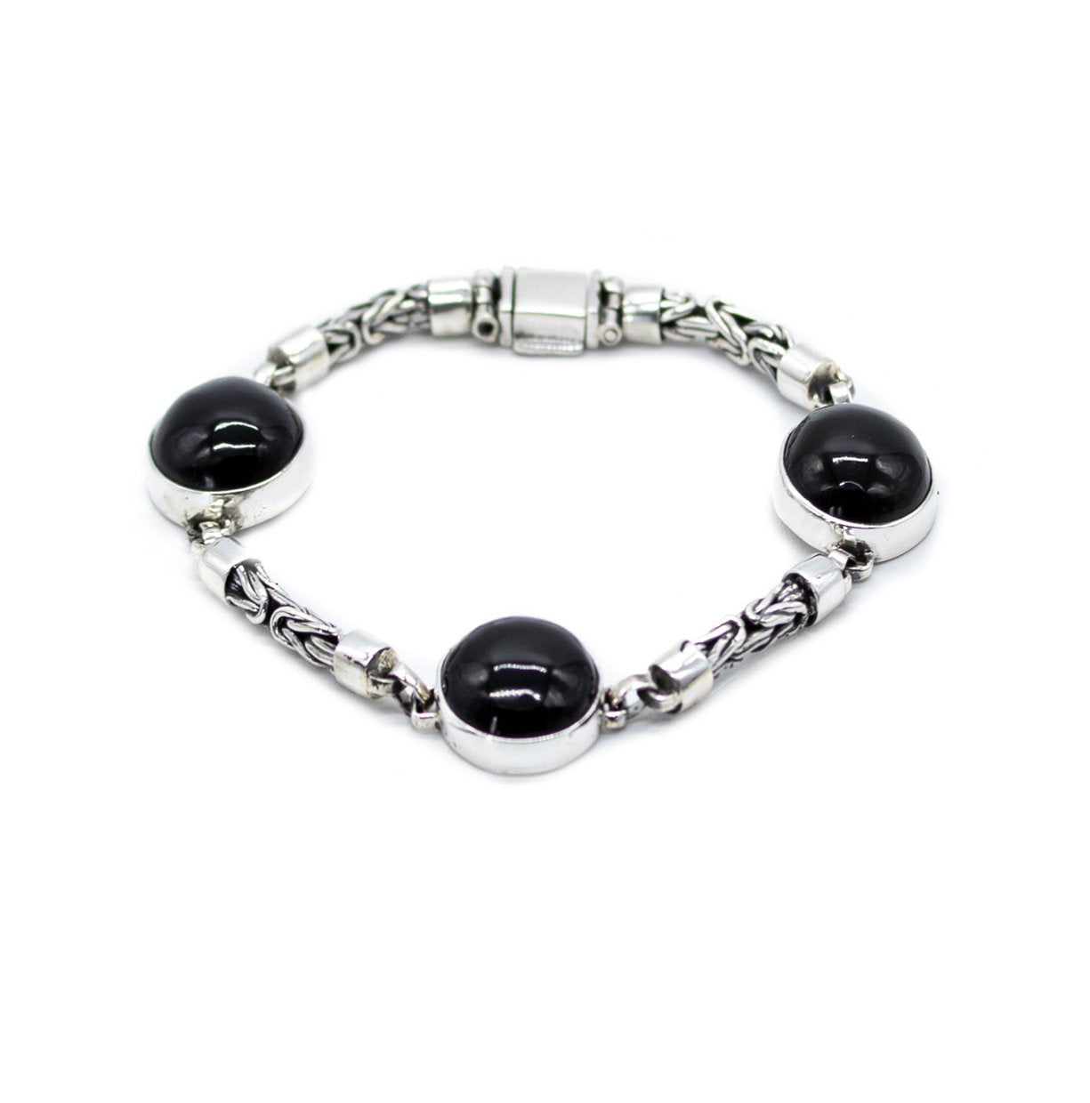 Pulsera escarabajos con ónix